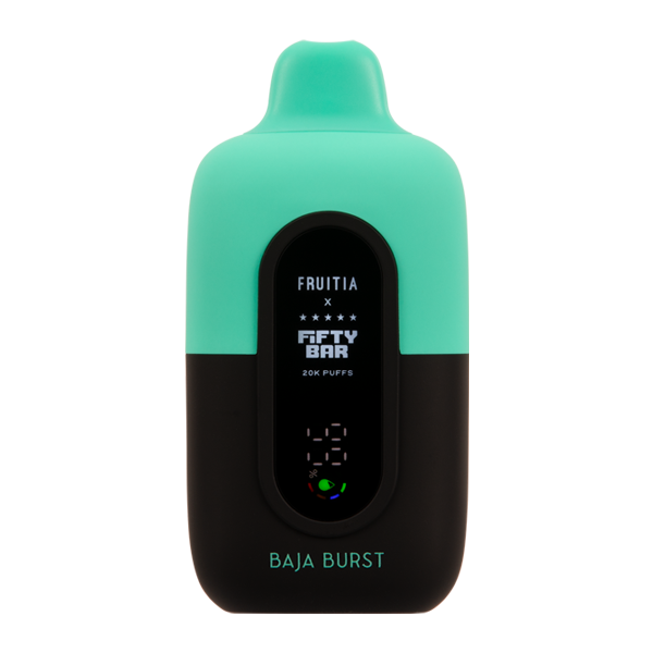 BUY 1 GET 1 FREE Baja Burst FRUITIA X Fifty Bar 20K | Vape Amazon India