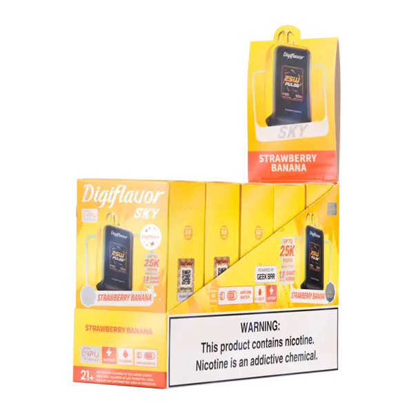 BUY 1 GET 1 FREE Strawberry Banana Digiflavor Sky | Vape Amazon India Digiflavor