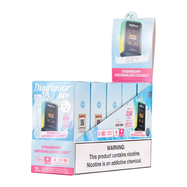 BUY 1 GET 1 FREE Strawberry Watermelon Coconut Digiflavor Sky | Vape Amazon India Digiflavor