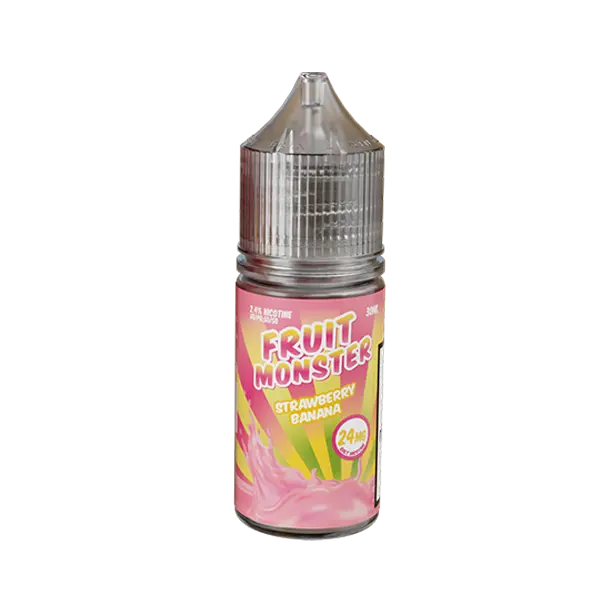 BUY 1 GET 1 FREE Strawberry Banana Fruit Monster Salt by Monster Labs | Vape Amazon India