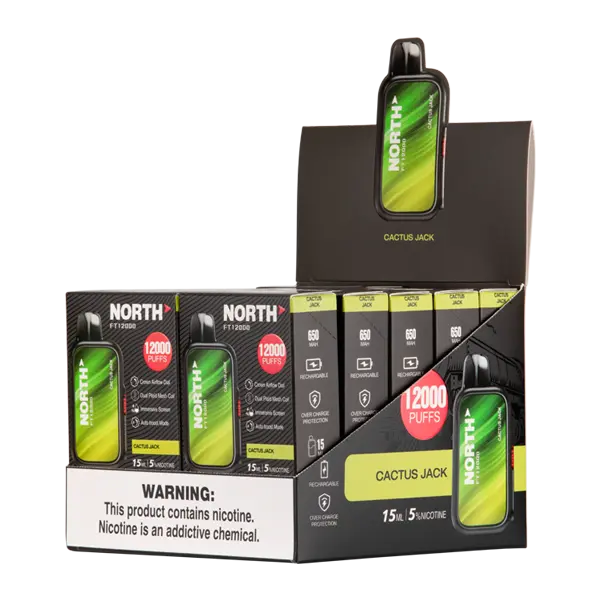 BUY 1 GET 1 FREE Cactus Jack North FT12000 | Vape Amazon India North