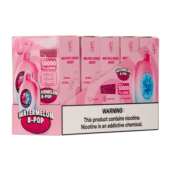 BUY 1 GET 1 FREE Buy 1 Get 1 Free Watermelon/B-Pop UT 50K | Vape Amazon India UT Bar