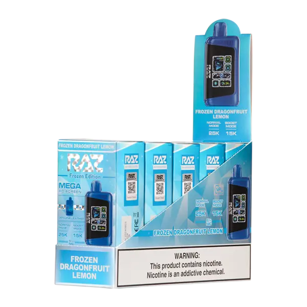 BUY 1 GET 1 FREE Frozen Dragonfruit Lemon RAZ LTX 25000 | Vape Amazon India RAZ