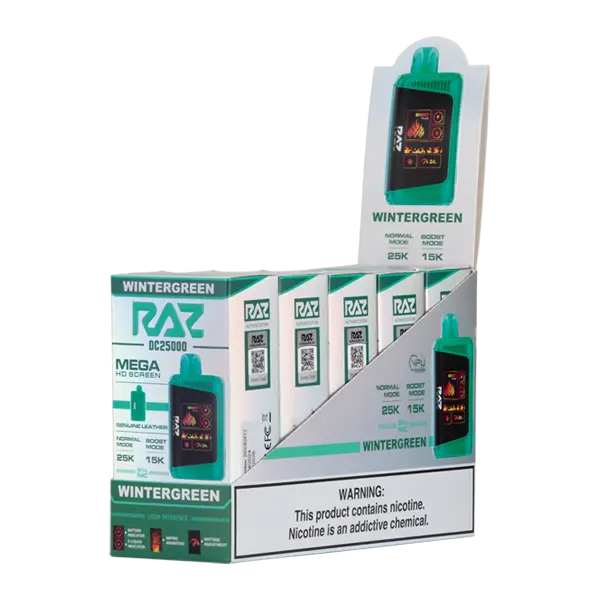 BUY 1 GET 1 FREE Wintergreen RAZ LTX 25000 | Vape Amazon India RAZ
