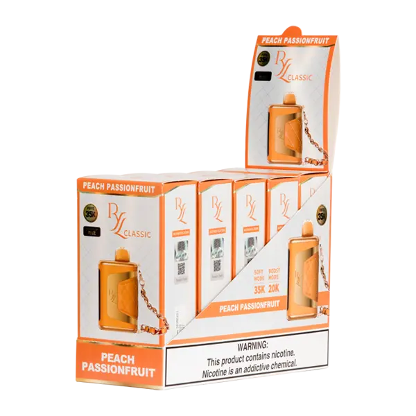 BUY 1 GET 1 FREE Peach Passionfruit RYL Classic by RAZ | Vape Amazon India RYL