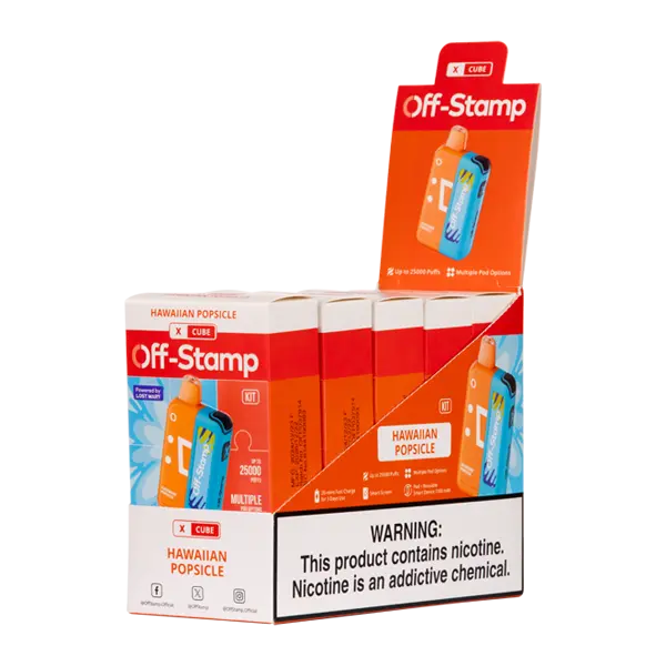 BUY 1 GET 1 FREE Pineapple Passion Orange Off Stamp X-Cube Kit | Vape Amazon India Off Stamp
