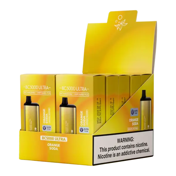 BUY 1 GET 1 FREE Orange Soda BC5000 Ultra | Vape Amazon India EBCREATE
