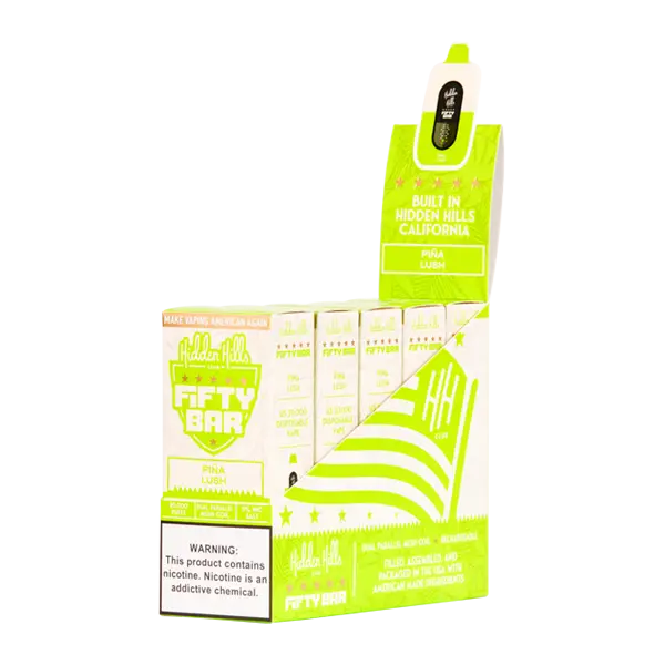 BUY 1 GET 1 FREE Pina Lush Hidden Hills X Fifty bar | Vape Amazon India Hidden Hills Club