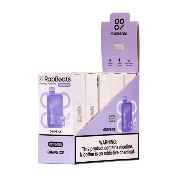 BUY 1 GET 1 FREE Grape Ice RabBeats RC10000 | Vape Amazon India RabBeats