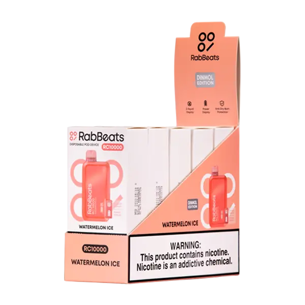 BUY 1 GET 1 FREE Watermelon Ice RabBeats RC10000 | Vape Amazon India RabBeats