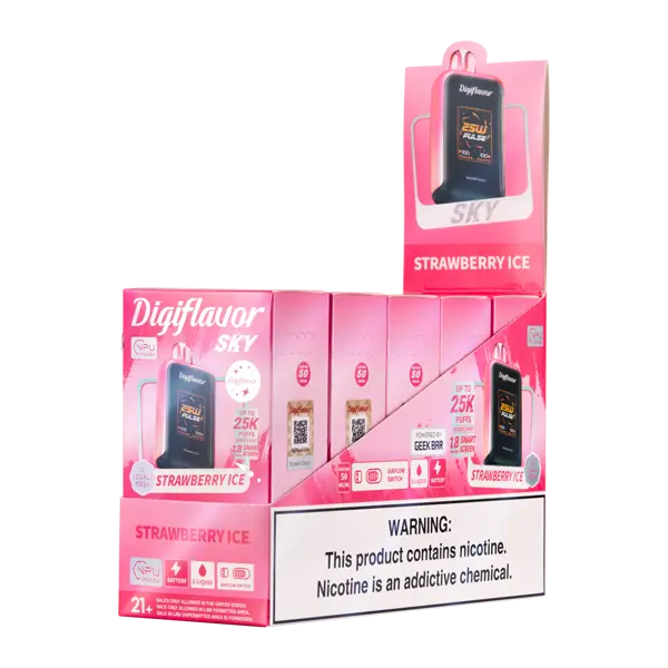 BUY 1 GET 1 FREE Strawberry Ice Digiflavor Sky | Vape Amazon India Digiflavor