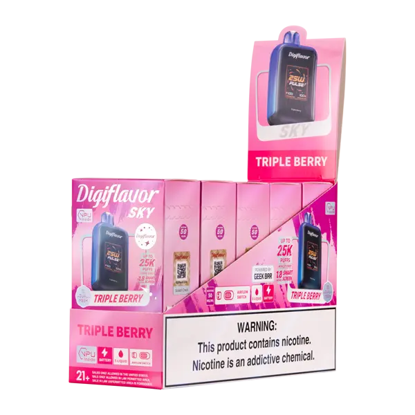 BUY 1 GET 1 FREE Triple Berry Ice Digiflavor Sky | Vape Amazon India Digiflavor