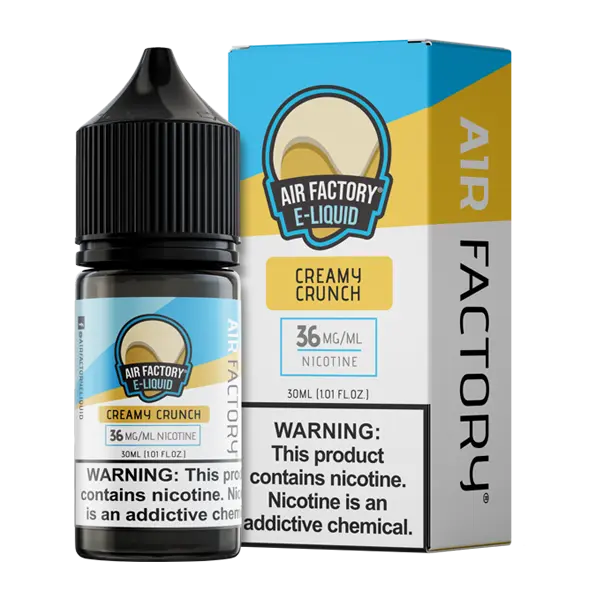 BUY 1 GET 1 FREE Creamy Crunch Air Factory Salt | Vape Amazon India