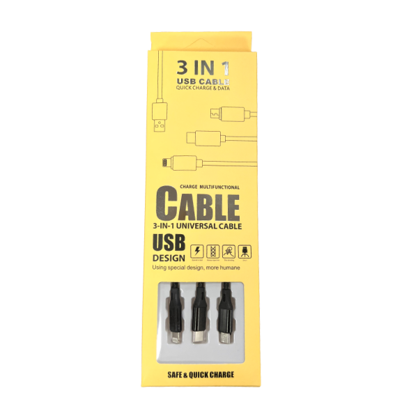 BUY 1 GET 1 FREE 3-in-1 USB Cable | Vape Amazon India