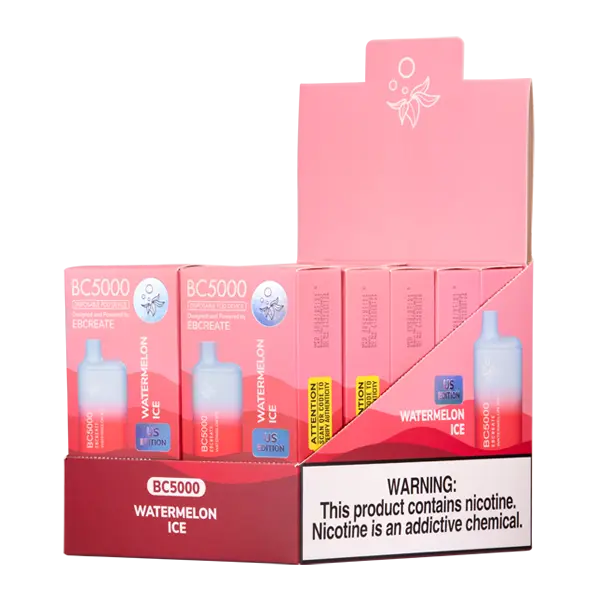 BUY 1 GET 1 FREE Watermelon Ice BC5000 | Vape Amazon India EBCREATE