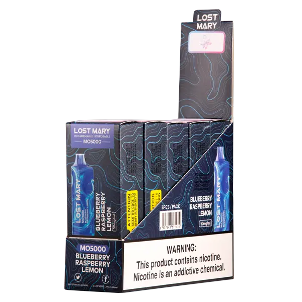 BUY 1 GET 1 FREE Blueberry Raspberry Lemon Lost Mary MO5000 | Vape Amazon India Lost Mary