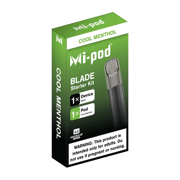 BUY 1 GET 1 FREE Cool Menthol Mi-Pod NX Blade Starter Kit | Vape Amazon India Mi-Pod
