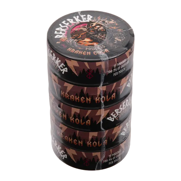 BUY 1 GET 1 FREE Kraken Kola BERSERKER Caffeine Pouches | Vape Amazon India Berserker