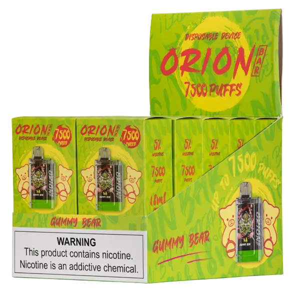 BUY 1 GET 1 FREE Gummy Bear Orion Bar 7500 | Vape Amazon India Lost Vape