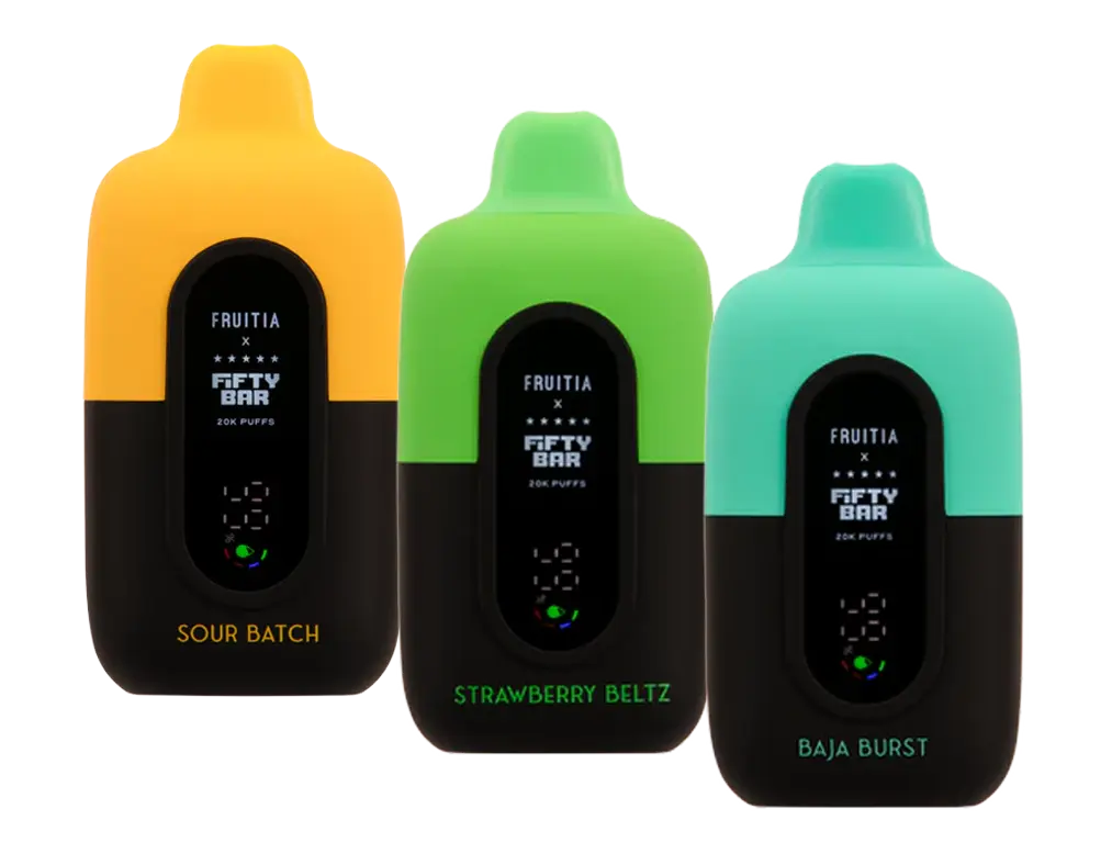 BUY 1 GET 1 FREE FRUITIA X Fifty Bar 20K Sampler | Vape Amazon India